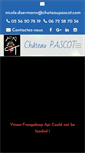 Mobile Screenshot of chateaupascot.com
